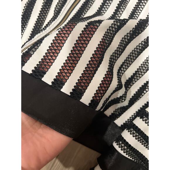 Gracia,‎ Zip up Top, Bell Sleeves, See Thru, Size S, KB179 - Picture 4 of 5